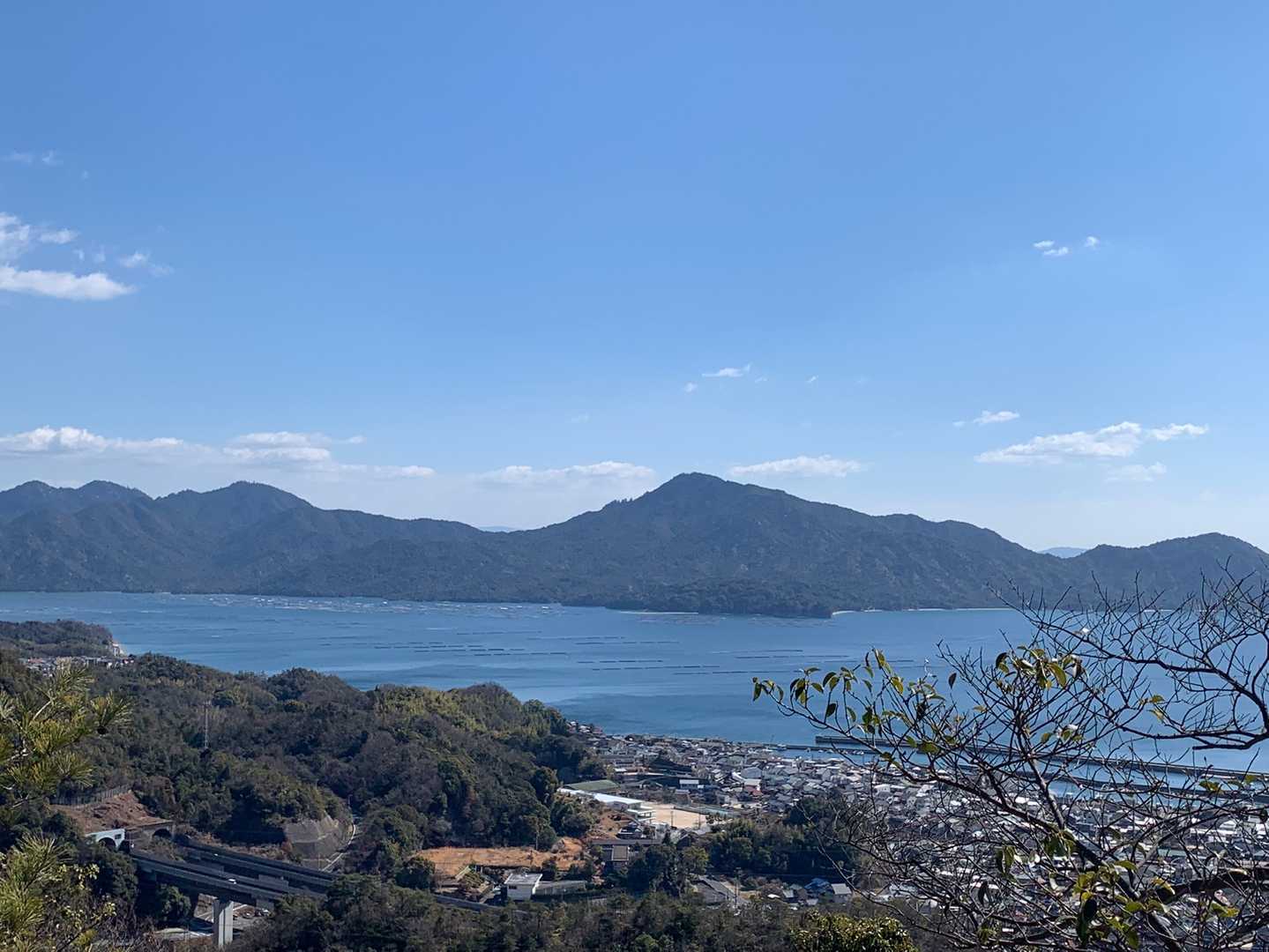 宮島が綺麗に見えます