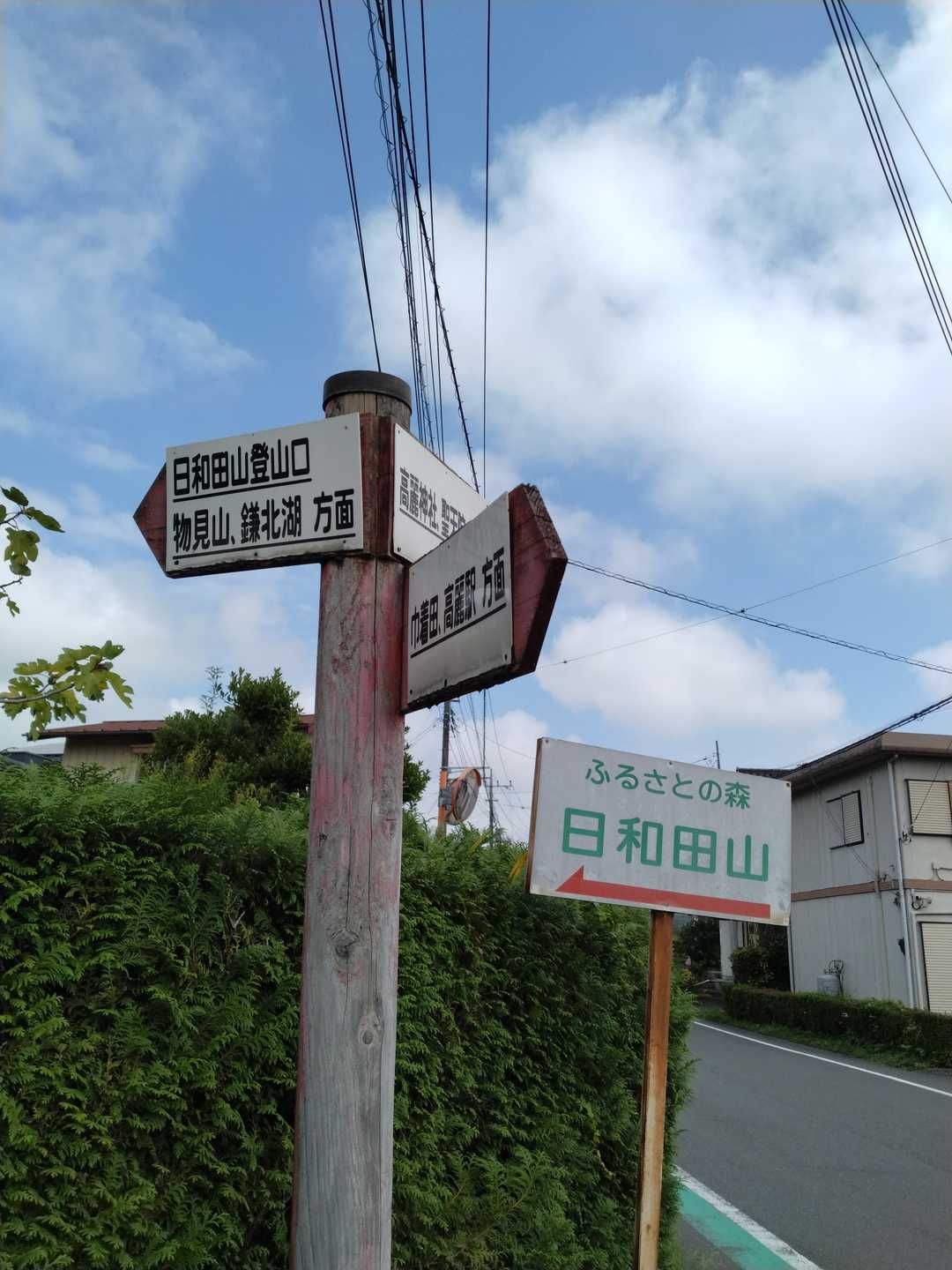 高麗駅バス停-高麗駅-水天の碑-日和田山登山口-金刀比羅神 往復コースの写真