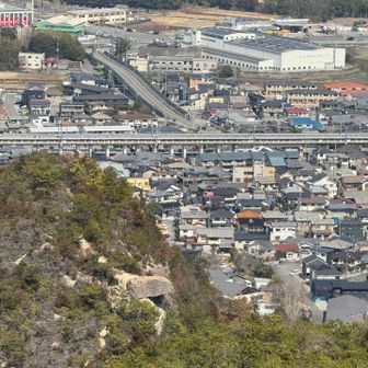 トンビ岩はかなり降ってからでした　これは分かりやすい