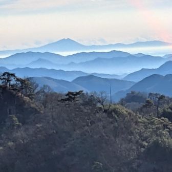東側には　筑波山が…