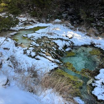 唐沢鉱泉♨️、源泉。