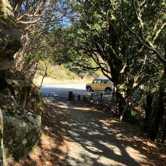 駐車場に戻ってきました。
いっぱいだった駐車場も3台くらいになってました。
写真撮り過ぎて携帯の充電が残り13%くらいでした。