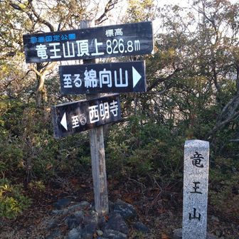 登りきると竜王山