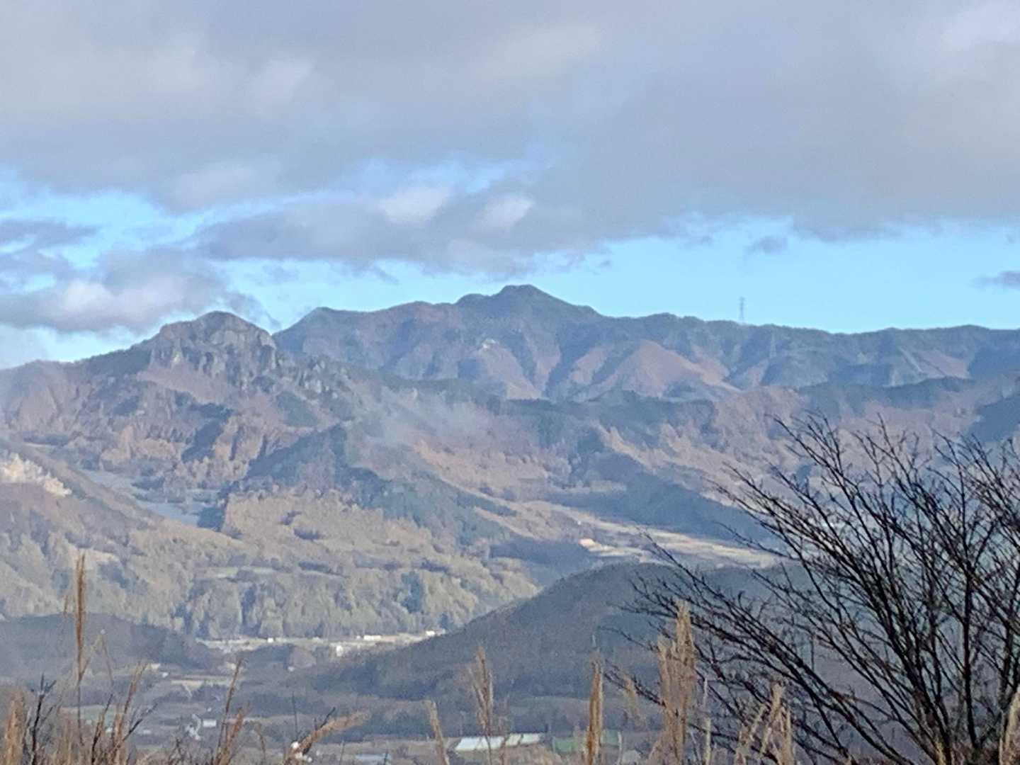 カヤトの原から見えた遠くの山々