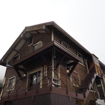 仙丈小屋まで降りた
