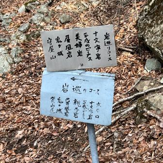 真っ直ぐは子宝岩方向。
今回は左へ。