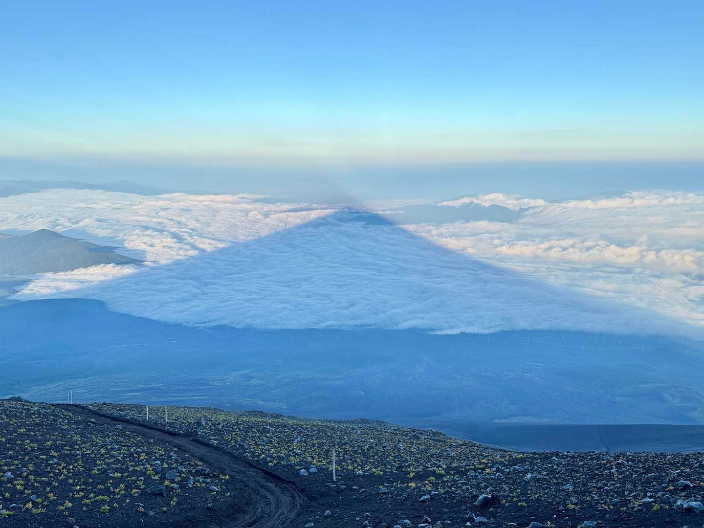 富士山-富士山-御殿場口新五合目バス停 縦走コースの写真
