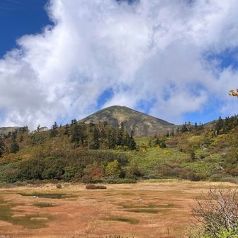 ヒュッテから火打山と高谷池