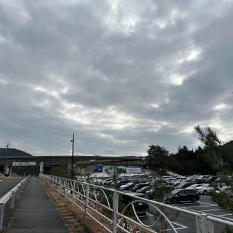 駐車場🅿️が見えて来ました