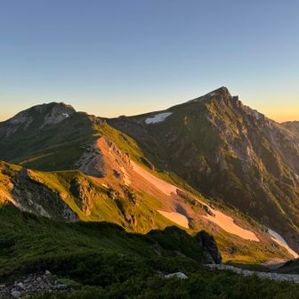 白馬岳方面