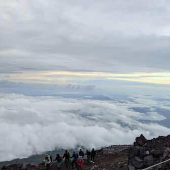すでに雲の上