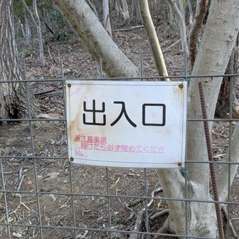 両崖山・仙人ヶ岳・石尊山 🦌🐗さんたち
　　読めないと
　　　よいけど---