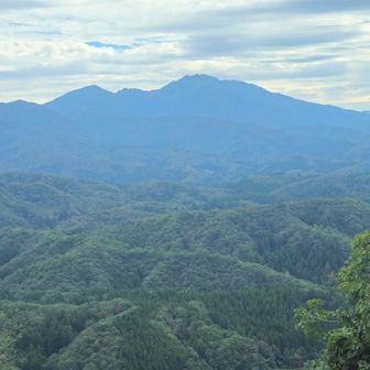 山頂から粟ヶ岳