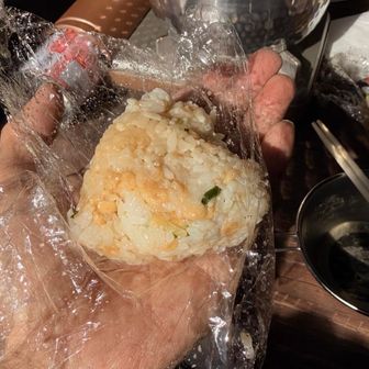 おにぎり付きです。