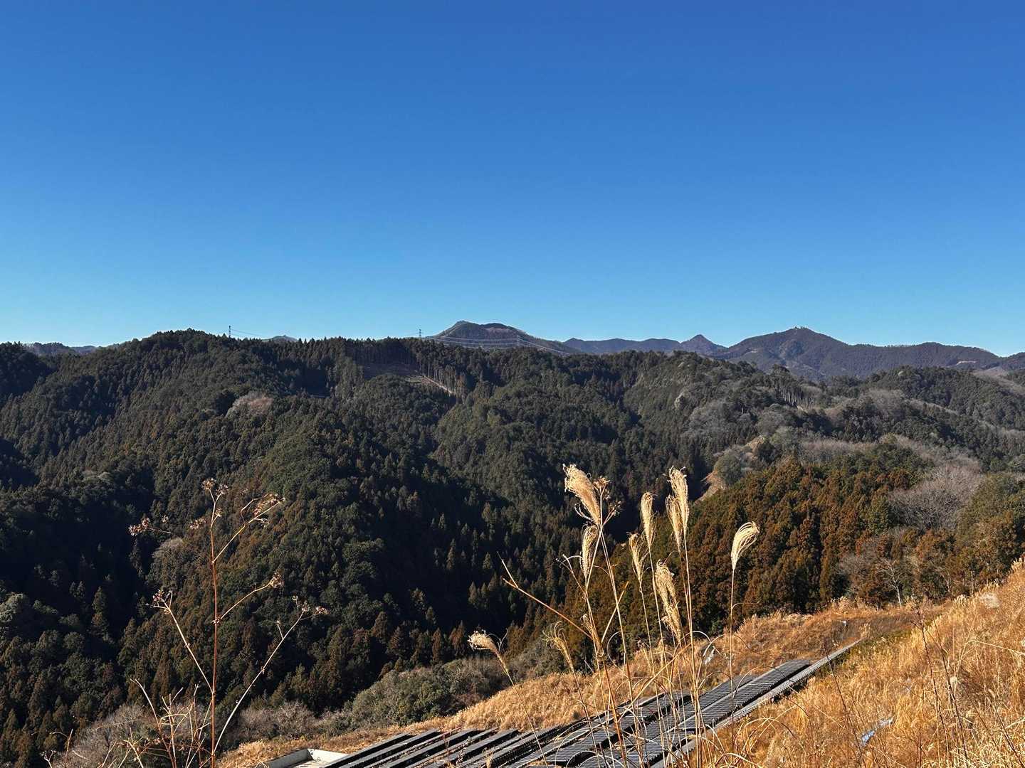 大岳、奥之院峰、御岳を一望