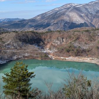 花渕山も絶妙な雪の量