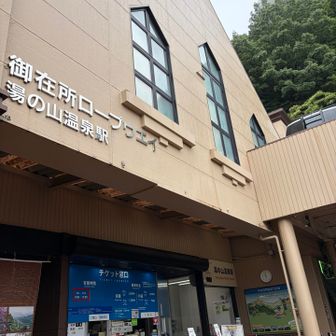 今日は雨でスタートが遅くなったので、バスでロープウェイ駅まで来ました。

武平峠からは車両通行止めになっているスカイラインを歩く行程で、ロードに出るのが１５時くらいになるような予定です。