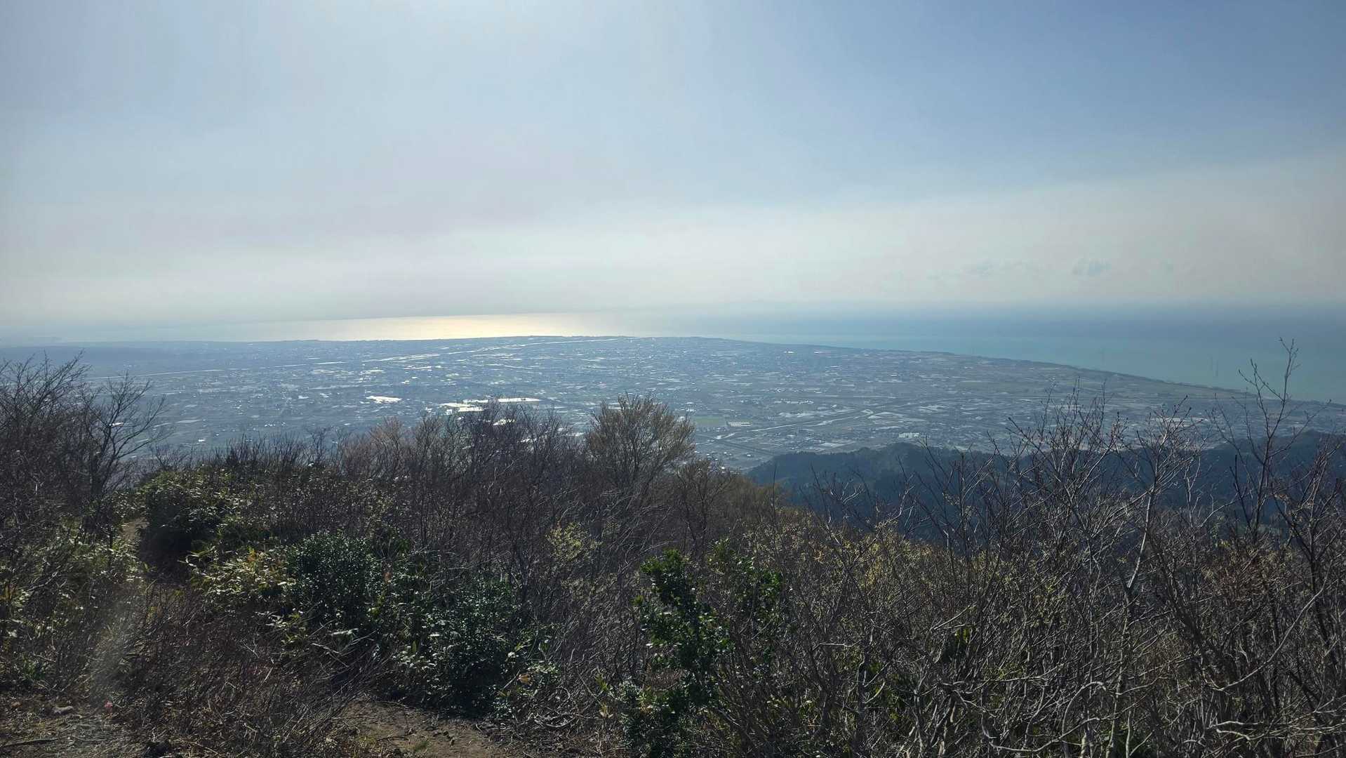中部北陸自然歩道入口-横尾八幡社-馬鬣山-奥馬鬣山-南保富 往復コースの写真