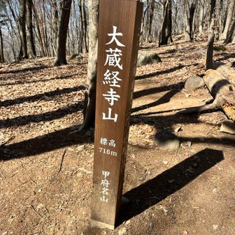 新しい山頂標識も