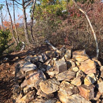 焼山山頂
標識が見当たらなかった