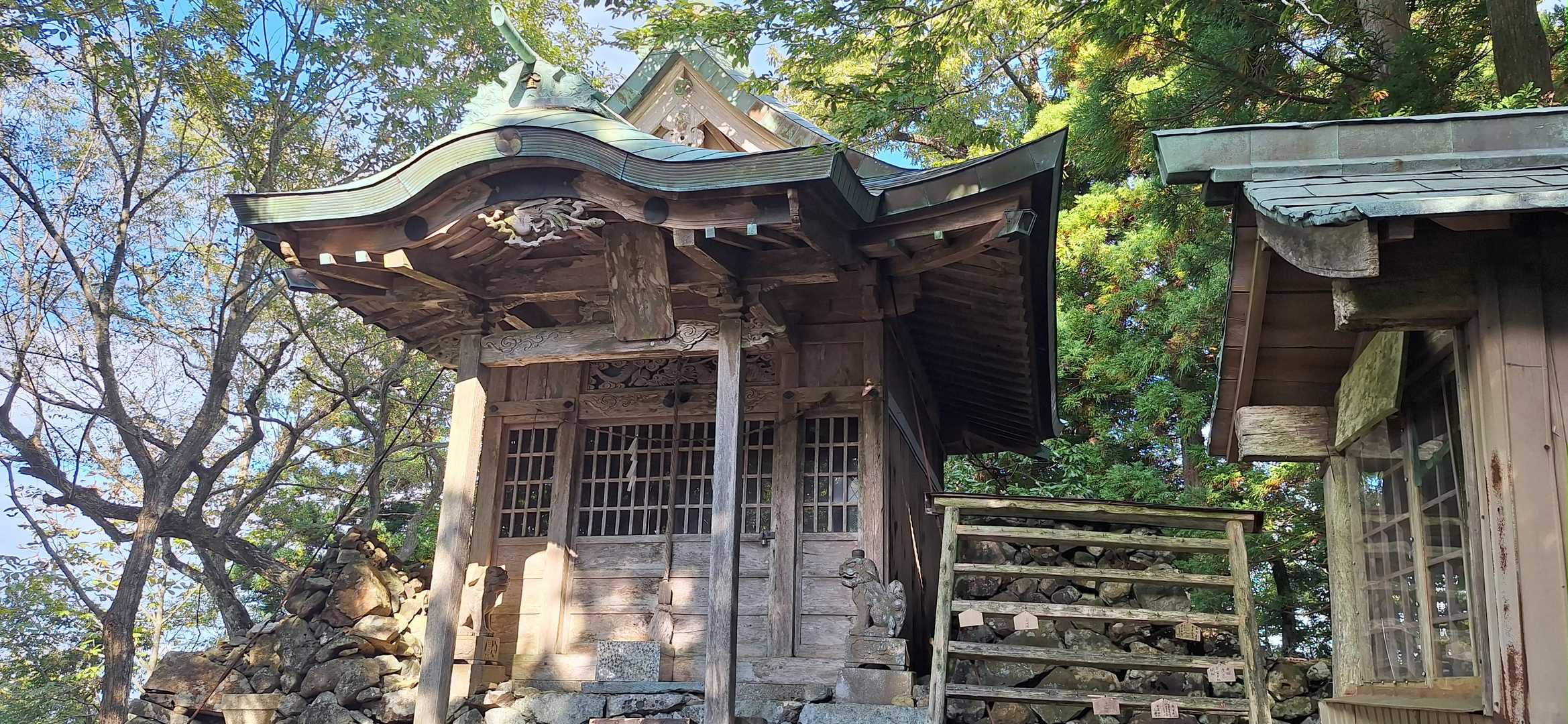 金峯神社です、修験道の山ですね👍