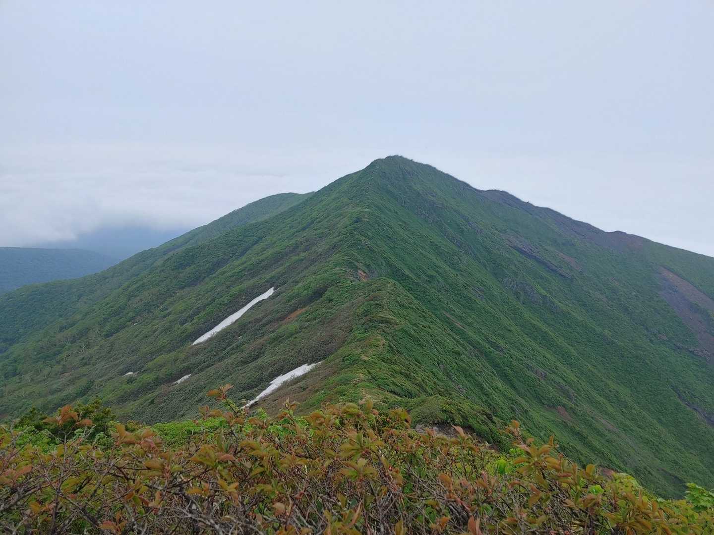 不忘山🗻
わりと尖った山容なんですね▲