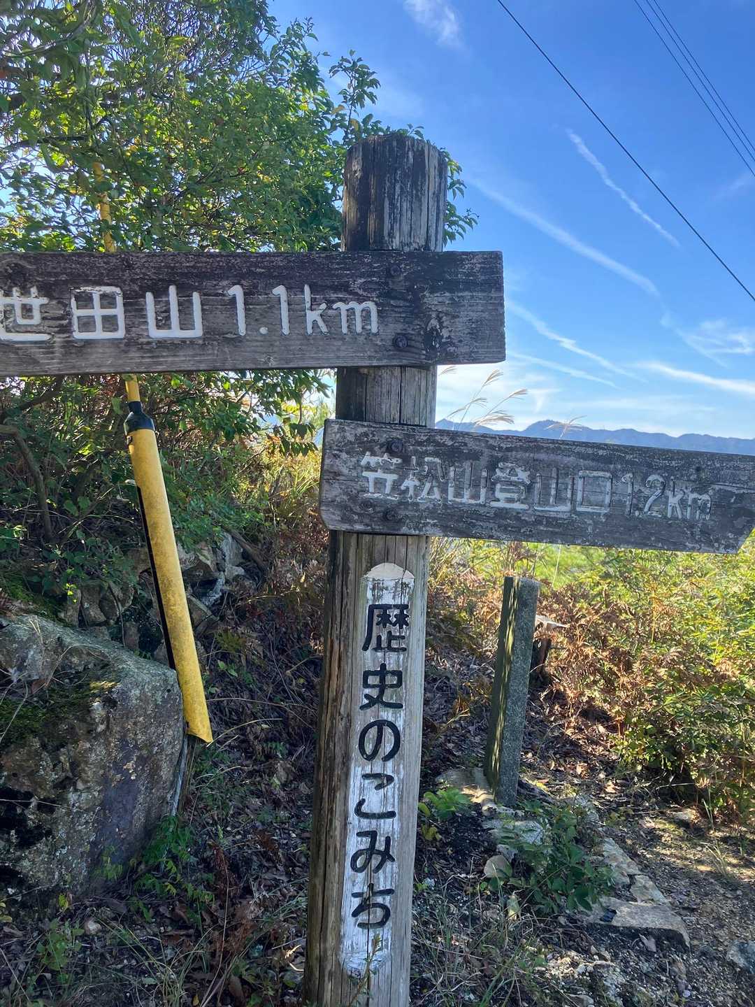 笠松山登山口-世田山 往復コースの写真