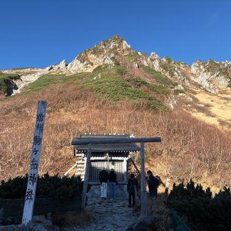 無事の下山を祈って🙏🏻 
いざスタート✊🏻