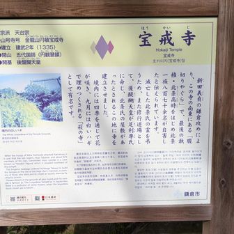 鶴岡八幡宮の直ぐ近くにあるお寺ですが、あまり来たことがないなぁ🤔
9月末に宝戒寺を見学するツアーが東ハイでありましたが、参加できなかったので1人で来てみました。