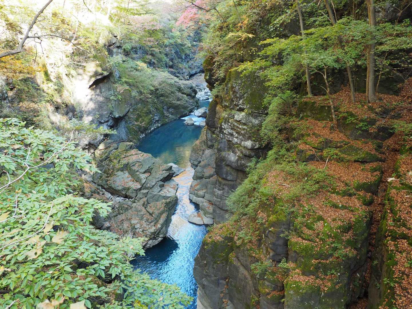 日光の龍王峡のような感じ