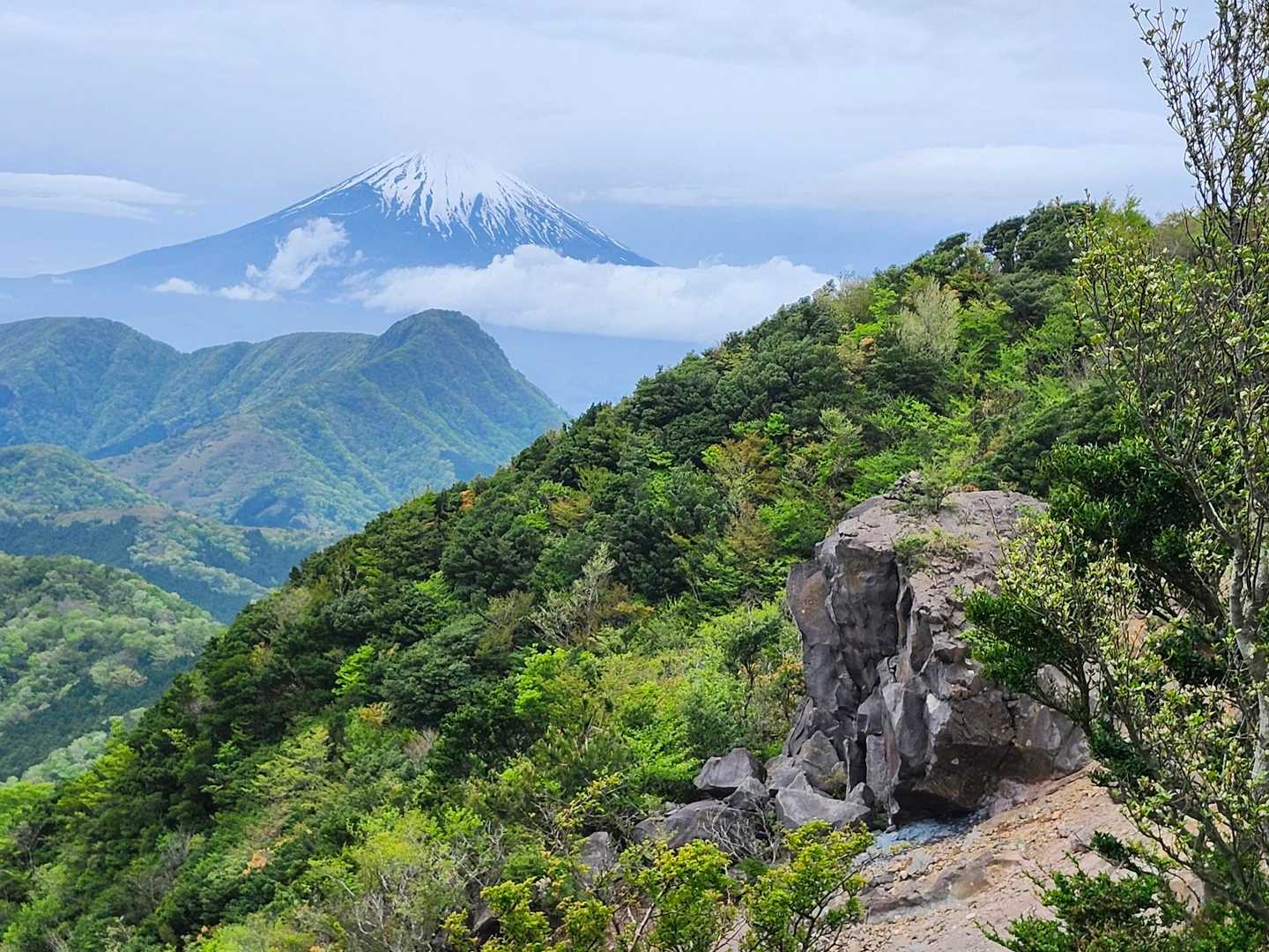 ここからの富士山⛰️も良いなぁ✨️