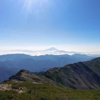 富士山ずっと見えます。