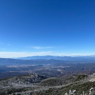 御嶽山に雲がかかってる？
