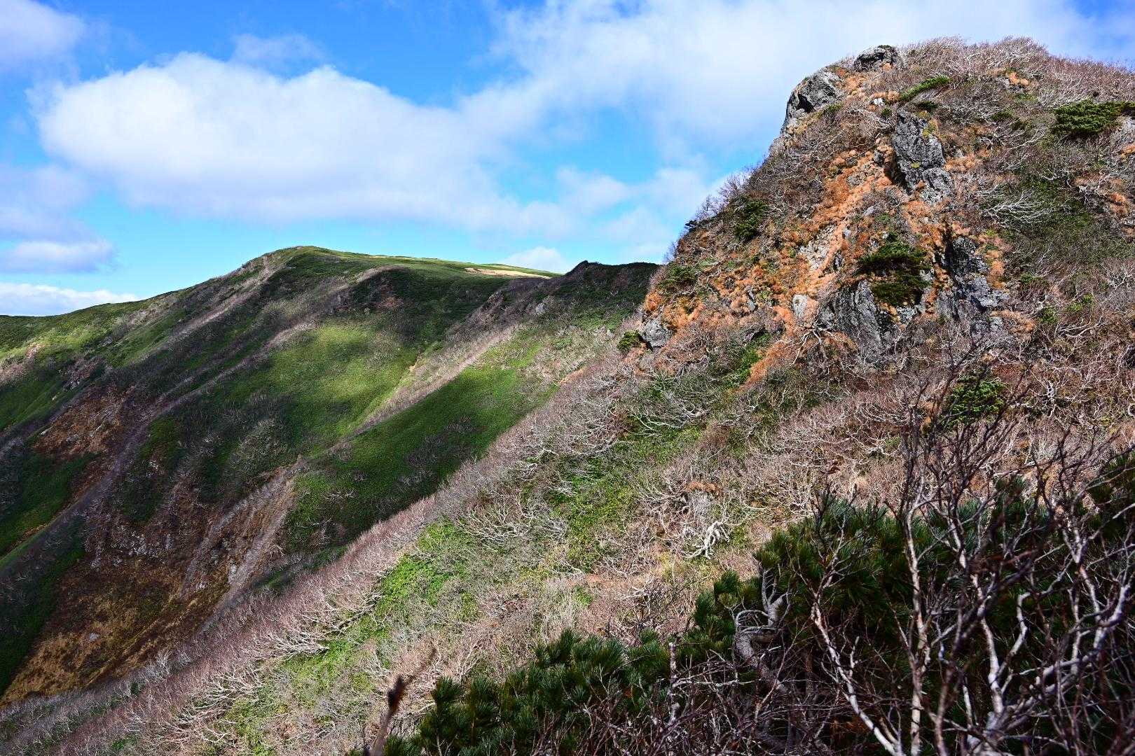南狩場と狩場山