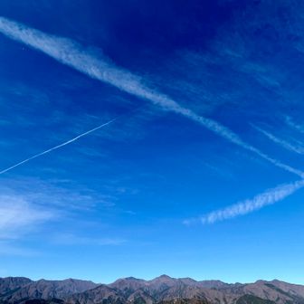 北大月の山々の稜線、美しいです😍