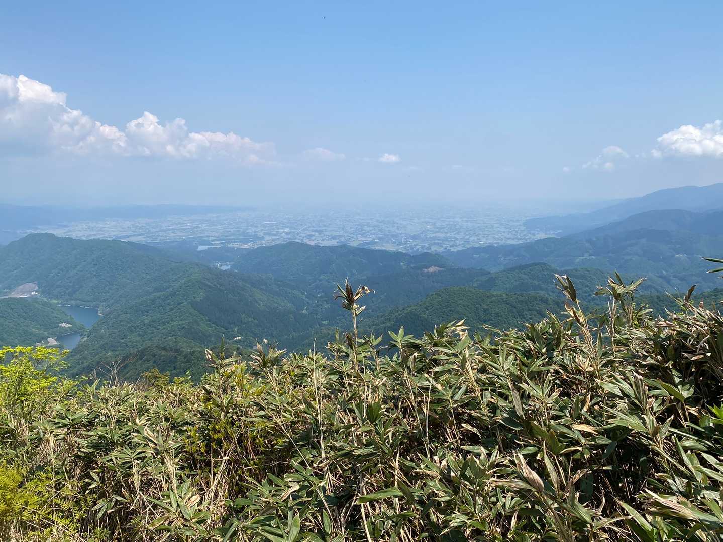 袴腰山-鳥越峠-奥山-三方山二峰 往復コースの写真