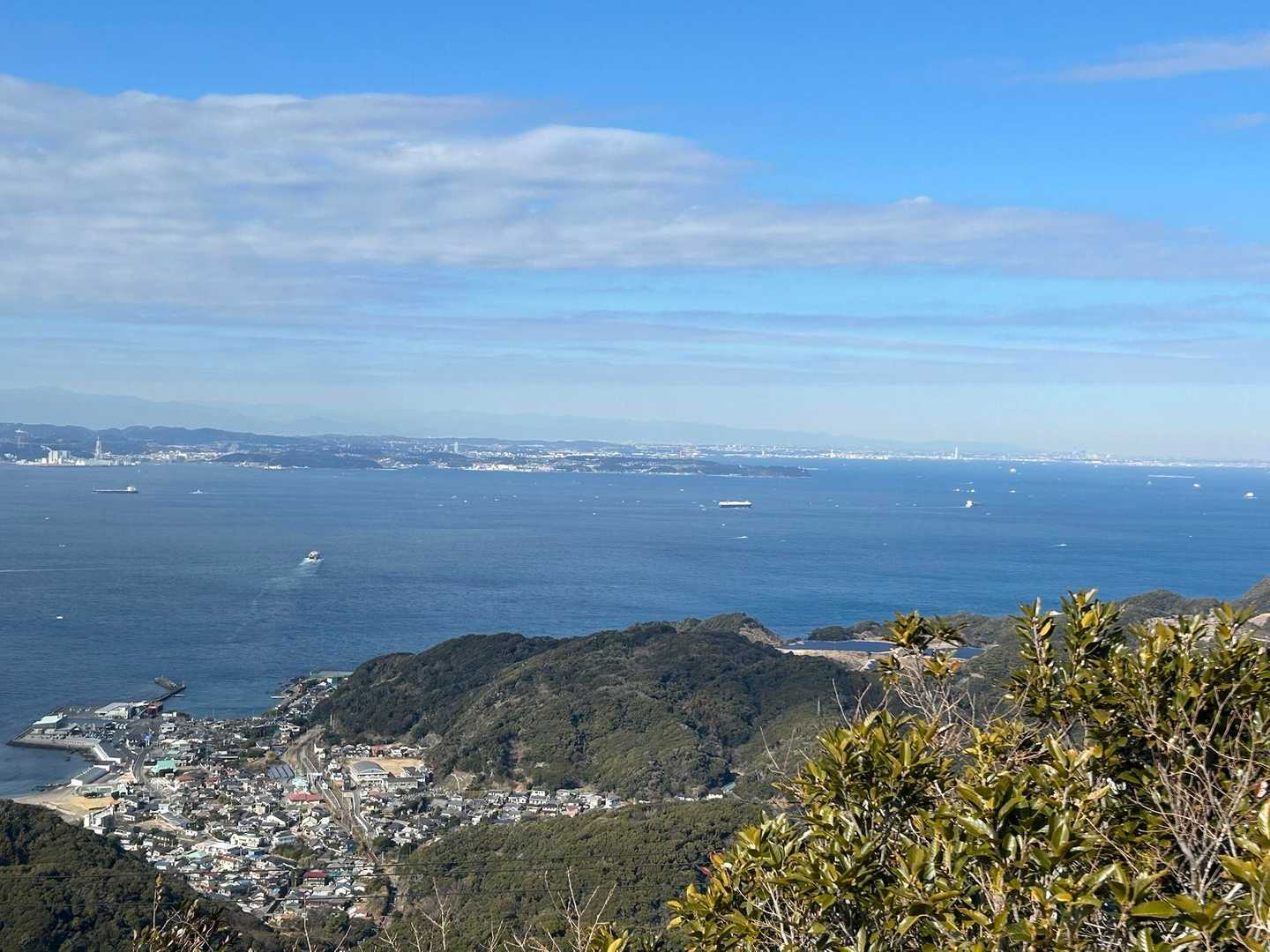 船の行き来も良く見える