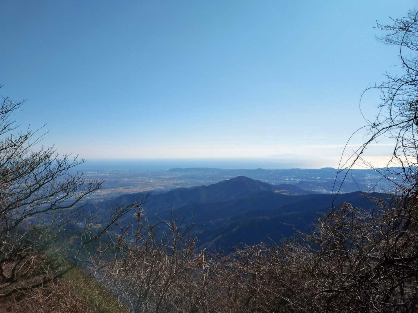 蓑毛バス停-大山-大山寺-大山ケーブルバス停 縦走コースの写真