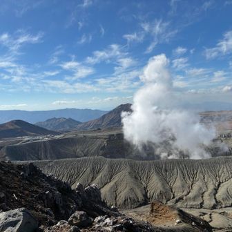 湯だまりまでは見えず