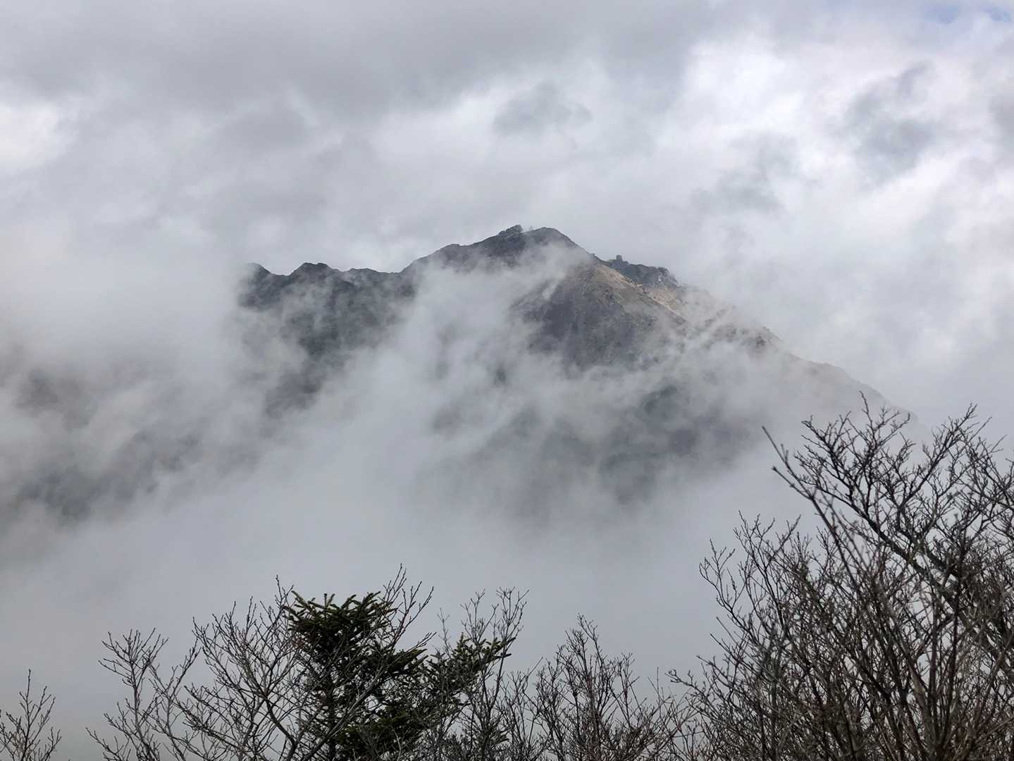 今日の平成新山･:*+.劒岳みたい！