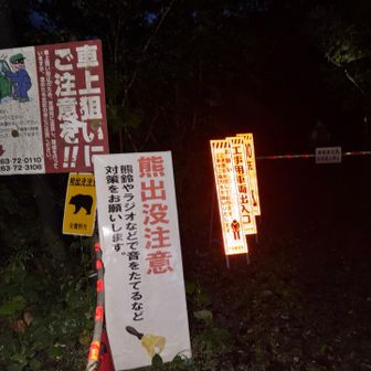 やっと登山口手前ですわ😆