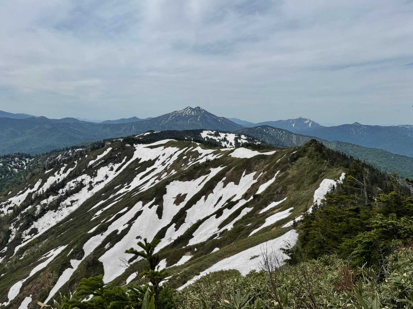 会津駒ヶ岳・中門岳・大津岐山・大杉岳 / みかんの妻の登山データ