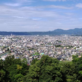 右側粟ヶ岳が見える