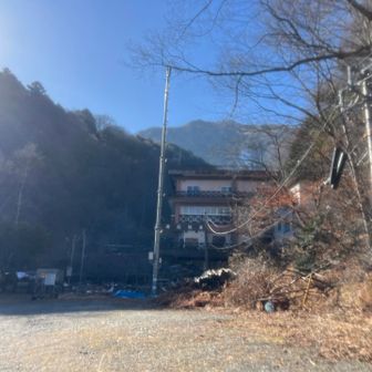 御座石鉱泉に下山
お疲れ様でした
