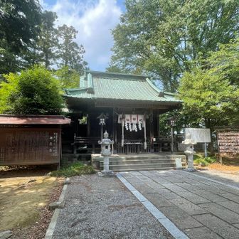 金山山頂は、新田神社です。
遅くなったけど、ここで昼御飯にしよう。