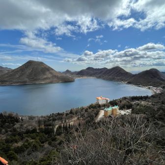 榛名富士と榛名湖と天目山