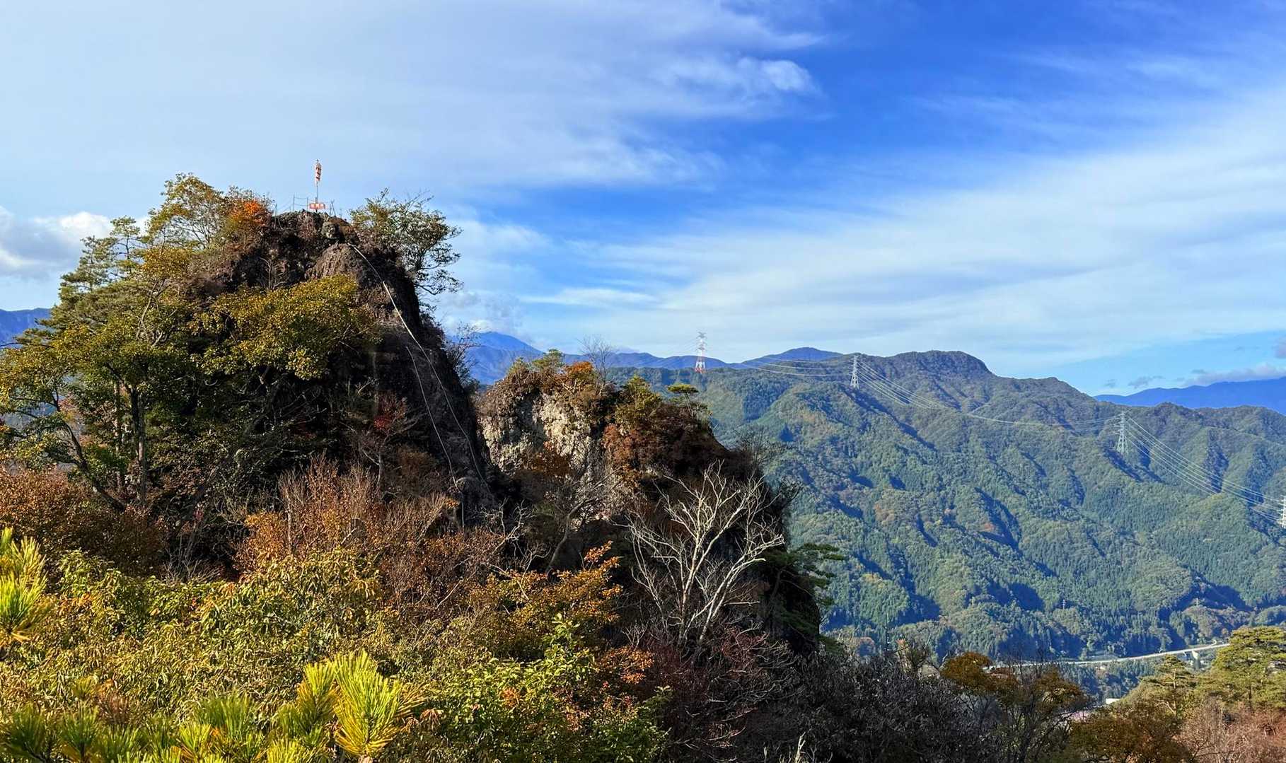 郷原駅-古谷登山口-密岩登山口-岩櫃山-岩櫃山登山口 縦走コースの写真