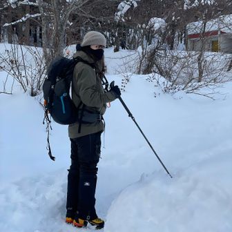 さぁ行きますよ雪モフモフ😊
開始1分でれんさん怪我して終了とはならず、膝は打ったものの大丈夫だったようです