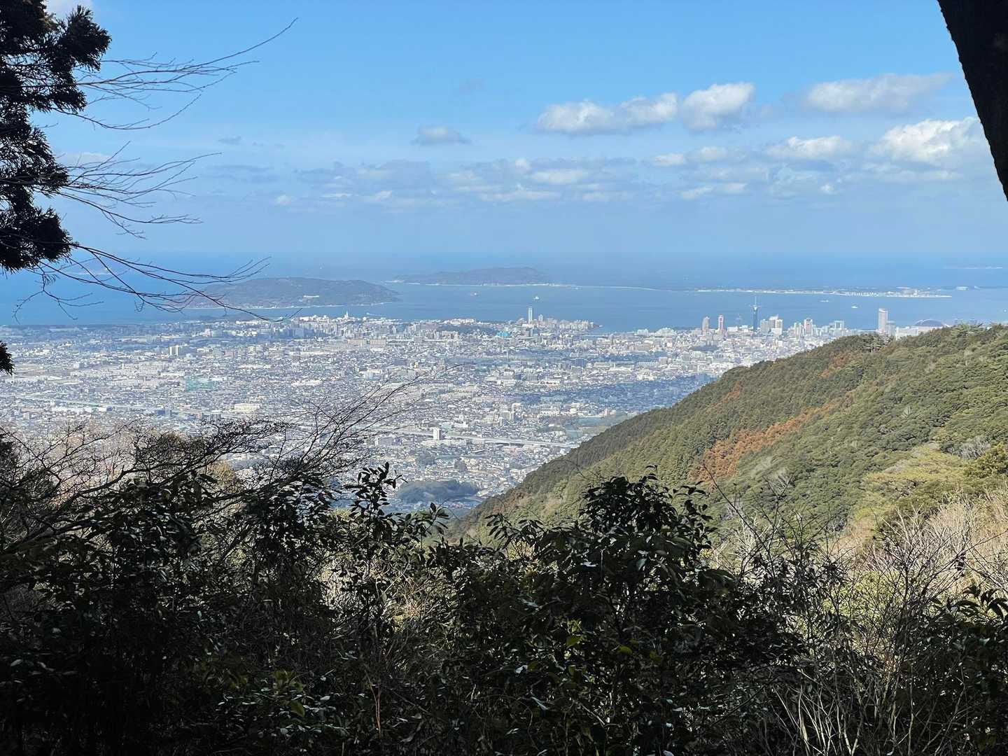 荒平山登山口-荒平山-油山 往復コースの写真