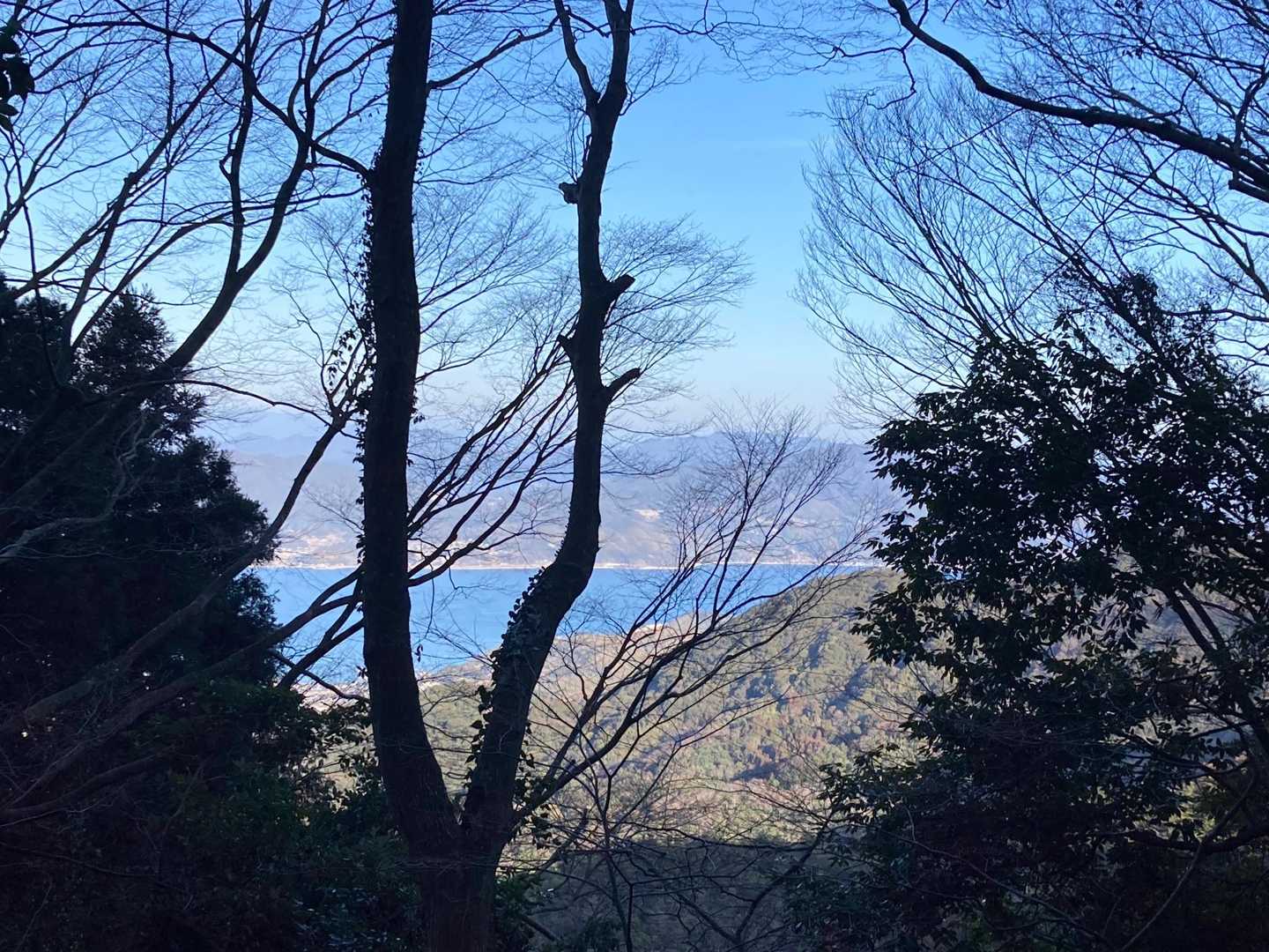 途中から見える海が😊